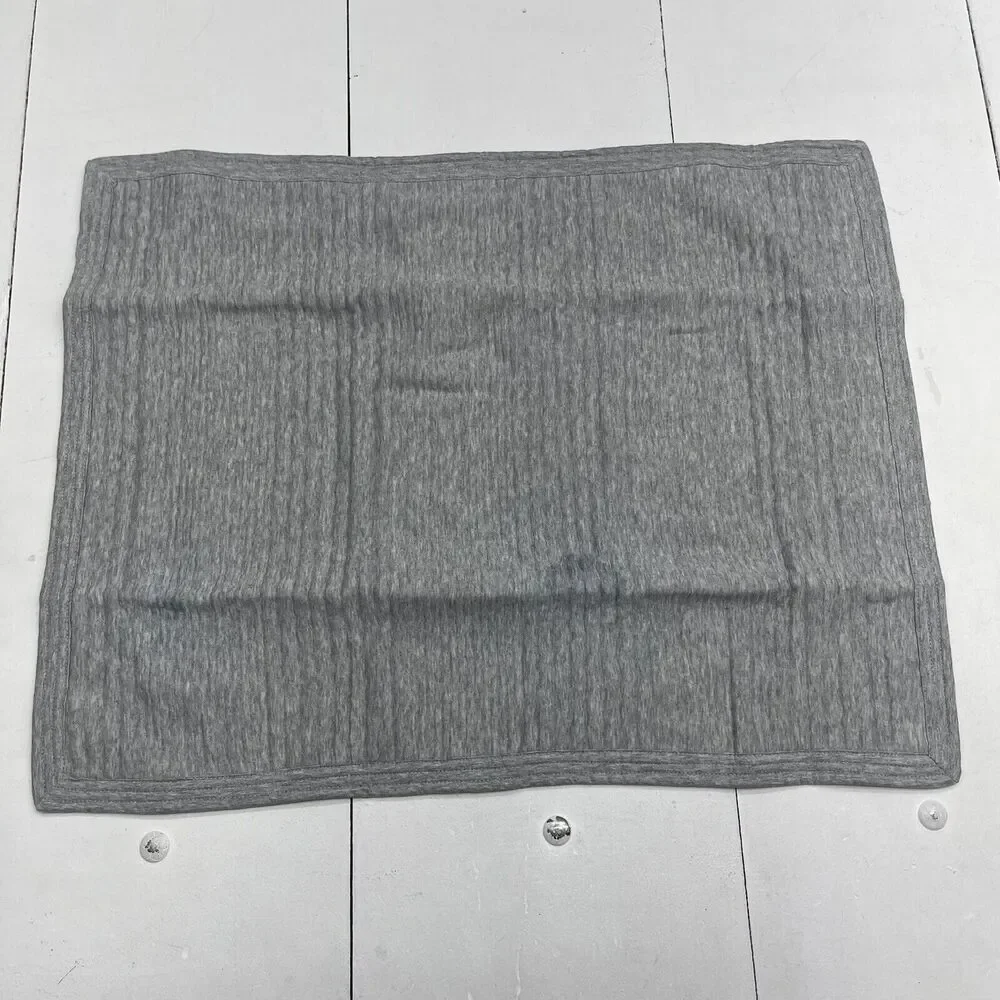 West Elm Grey Jersey Standard Pillow Case Sham Size 20x26in